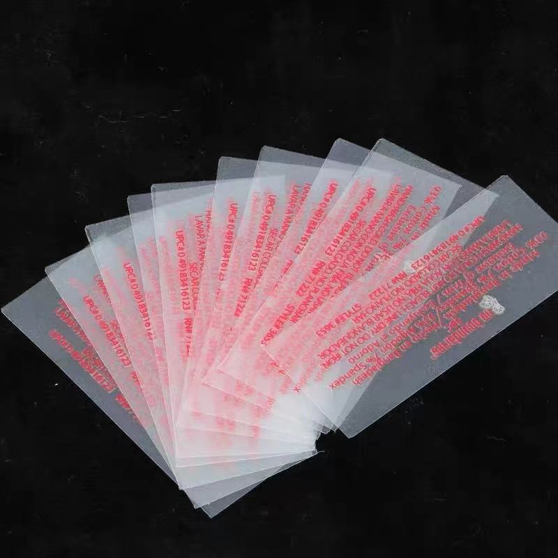 Custom Clothes Neck Size Logo Iron On Thermal Labels Flexible Clothing Label Hea
