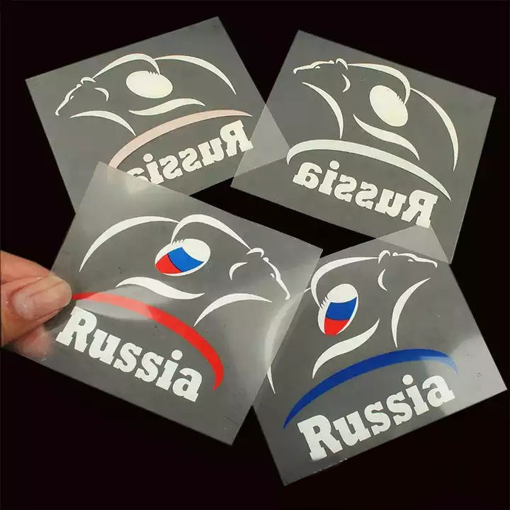 Transparent Soft Clothing Care Sticker Wholesale Custom Printing Clear TPU Washi